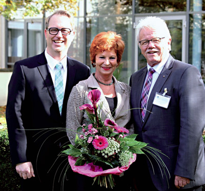 v.l.n.r.: Matthias Moser, Annette Hemberger-Baumann und Herbert Gassert